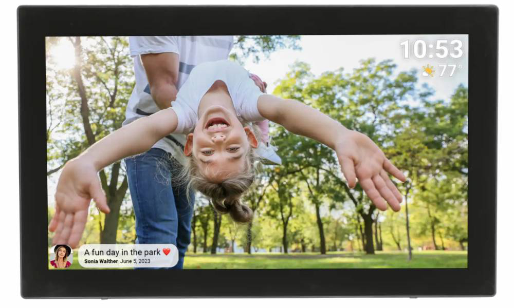 Digitalni foto okvir za slike Denver Frameo 21.5" 32GB PFF-2160 - crni